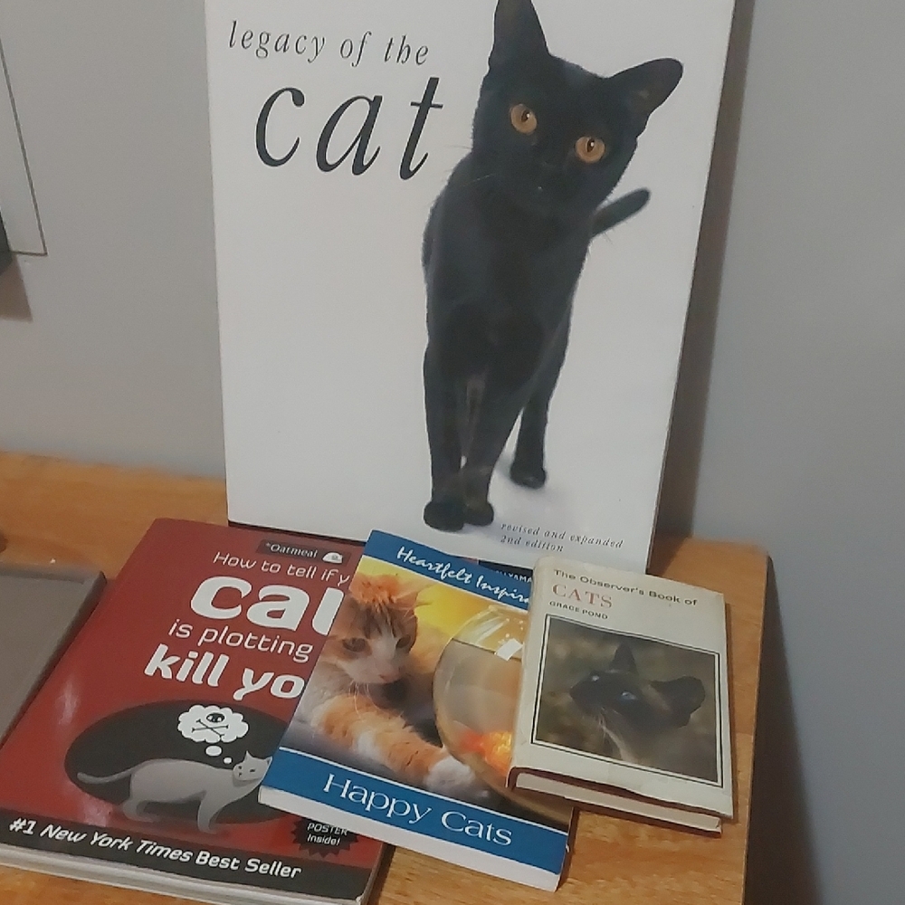 Cat Lovers Book Lot Of 4 Legacy Of The CAT Is Plotting To Kill